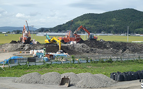 北上川下流後谷地排水樋門新設工事